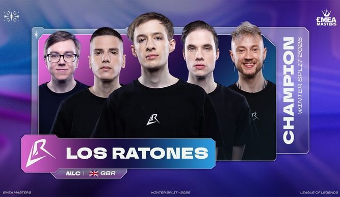 Los Ratones conquistan el EMEA Masters y obtienen su primer título en menos de 4 meses