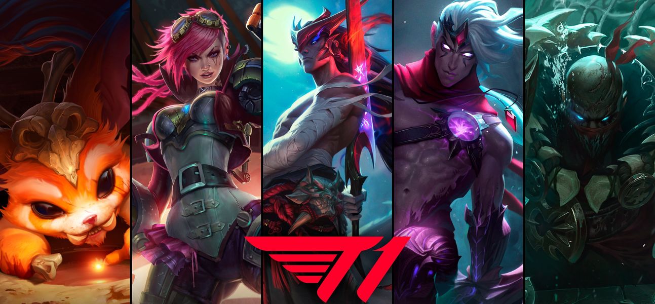 Estos son los campeones elegidos por T1 para las skins de Worlds 2024