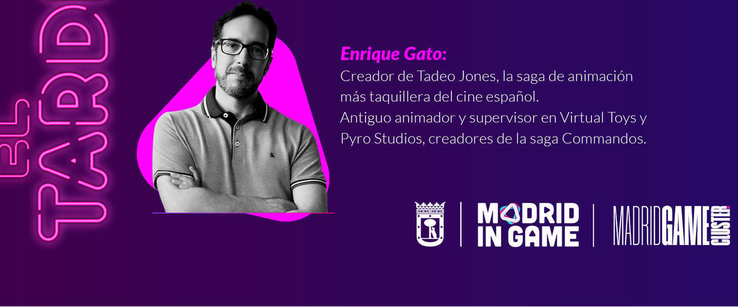 Enrique Gato, creador de Tadeo Jones, visita Madrid in Game para hablar de cine y videojuegos