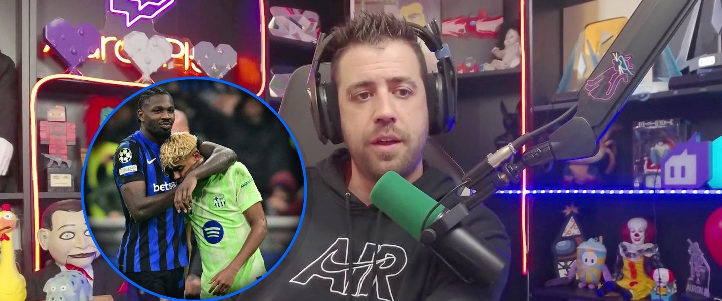 Auronplay tiene claro a quién señalar en la derrota del Barça en la Champions League