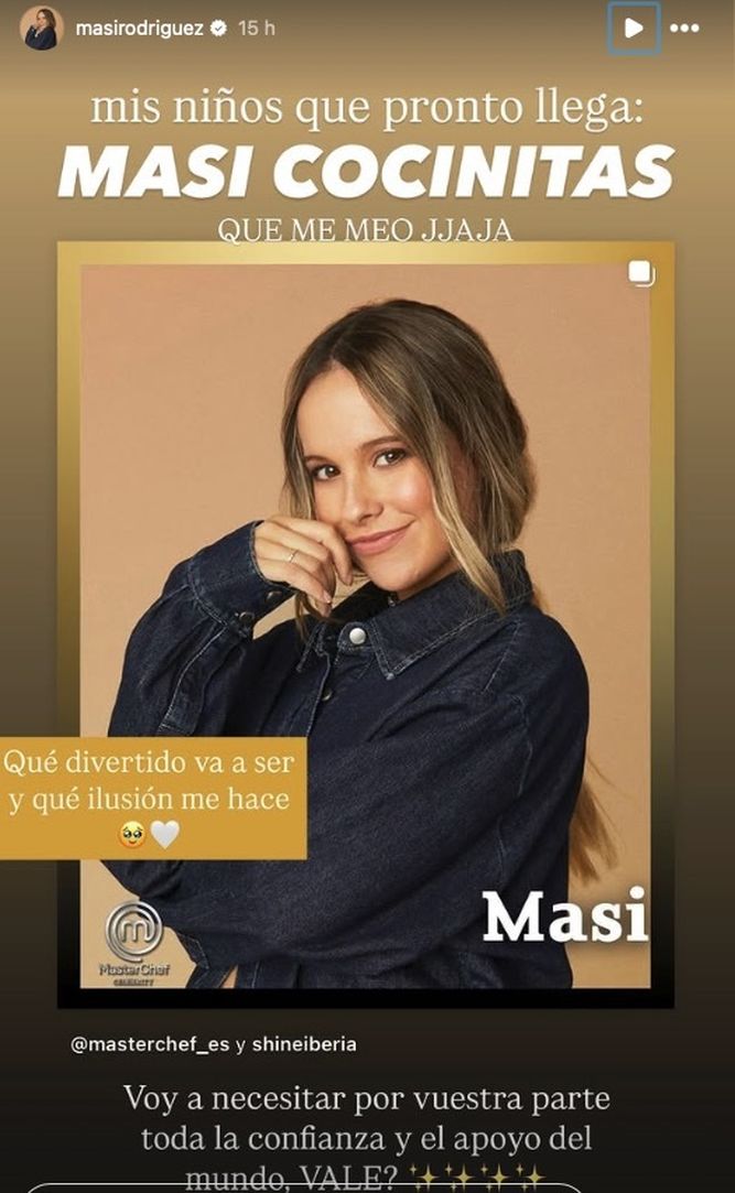 Masi en Masterchef Celebrity