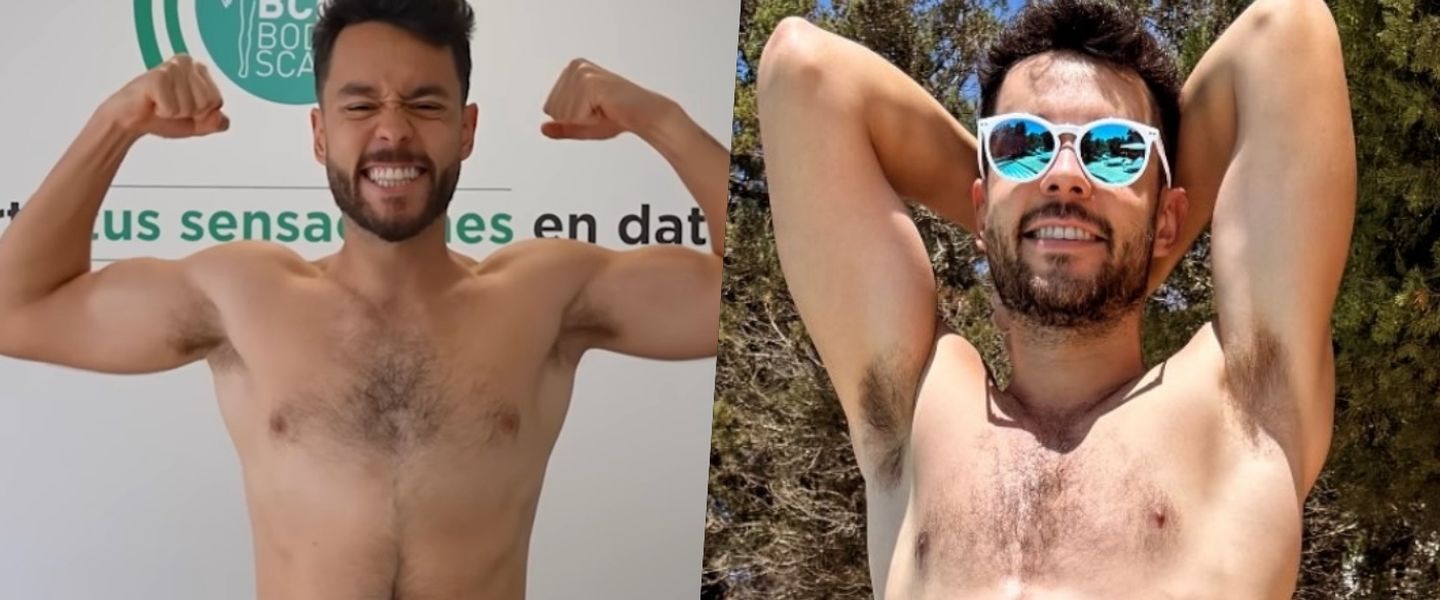Grefg muestra su cambio físico en tan solo 2 meses y es espectacular