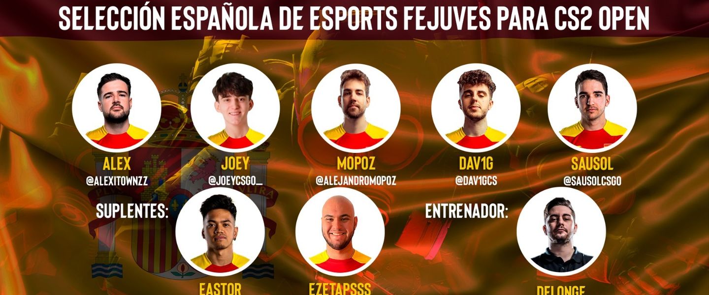 El equipo español de CS2 ya está entre los 12 mejores equipos de selecciones de Europa