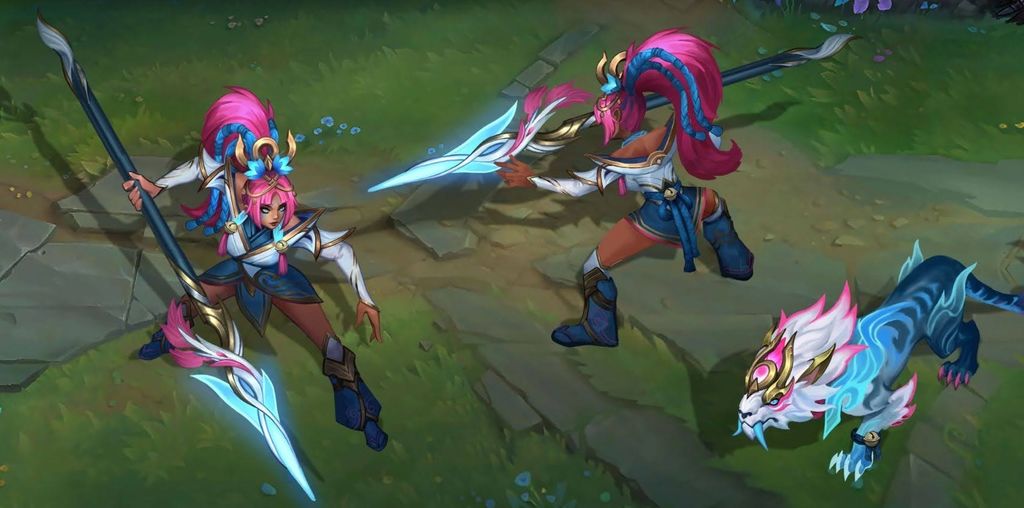 Spirit Blossom Nidalee dentro del juego