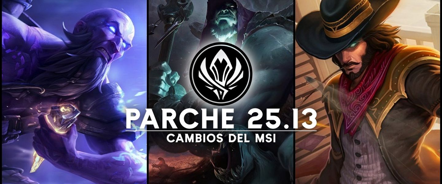 Algunos de los campeones que serán tocados para el MSI 2025 en un parche muy pequeño