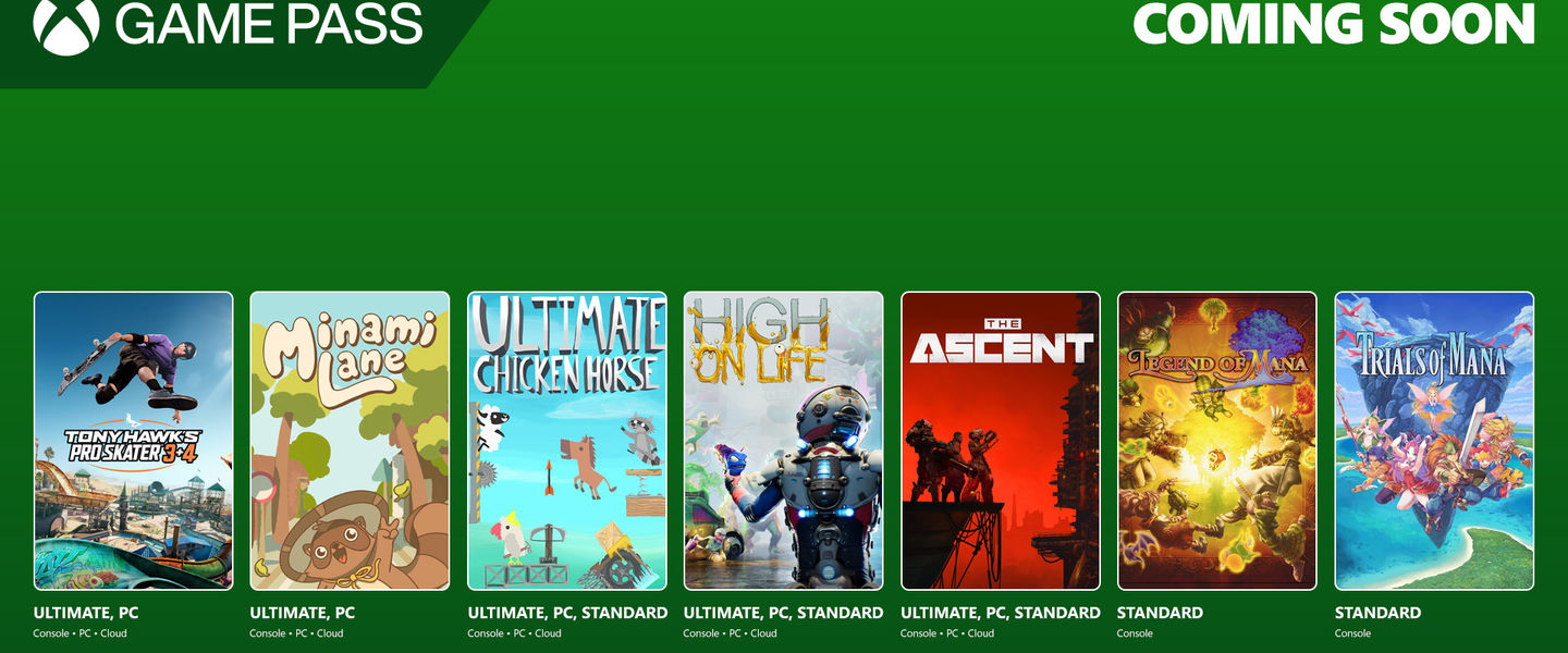 Primera oleada de juegos de Game Pass en julio de 2025