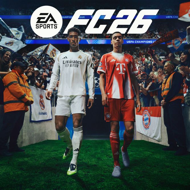 Jude Bellingham y Jamal Musiala, futbolista de portada de FC 26