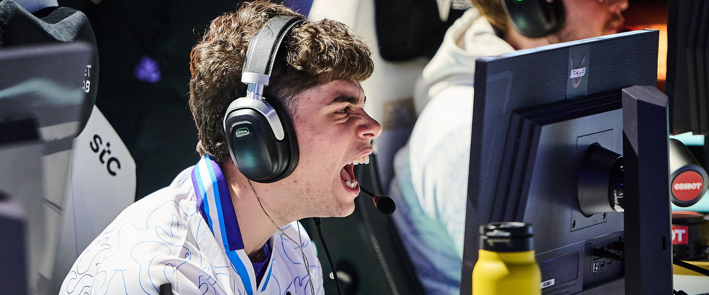 Abe celebra un punto contra Team Heretics en la EWC 2025